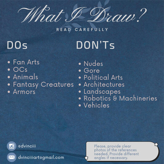 DOs &amp; DON&#39;Ts