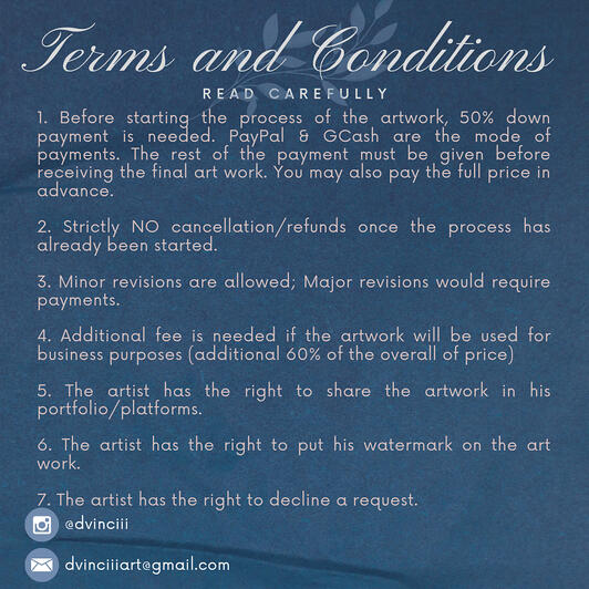 Terms and Conditions