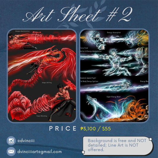 Art Sheet #2 Art Sheet #2